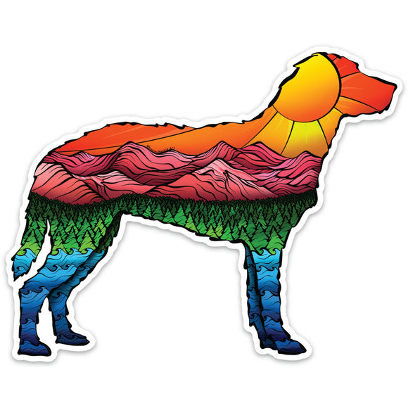 Mountain Dog Sticker