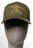 The Mountains Are Calling | Curved Bill Trucker Hat