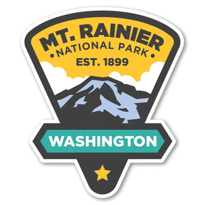 Mt Rainier Acrylic Magnet
