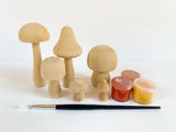 DIY Painted Mushroom Kit- earthy