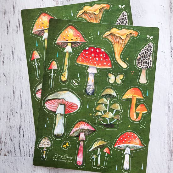 Mushroom Sticker Set