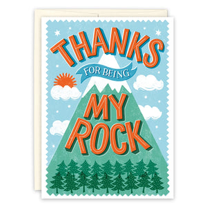 My Rock Thank You Card