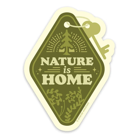 Nature Is Home Sticker
