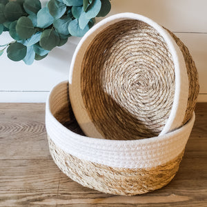 Natural Seagrass Baskets