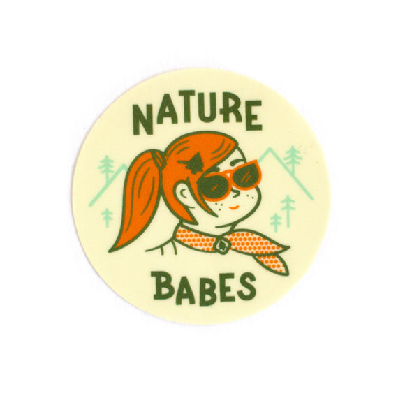 Round Nature Babes Stickers