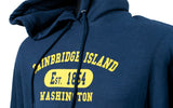 Bainbridge Island, WA Est. 1854 Collegiate Hoodie [Navy]