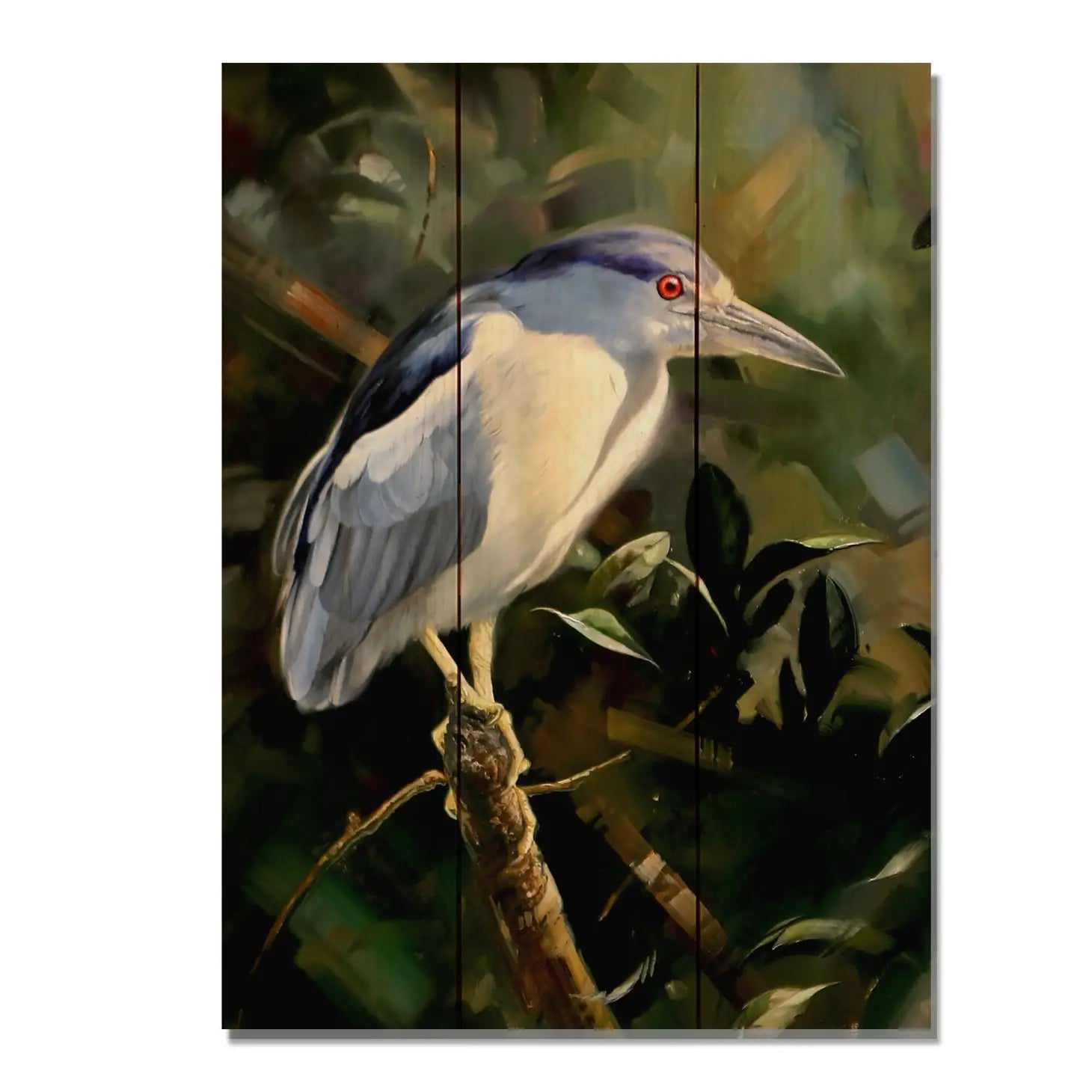 Night Light Wood Print