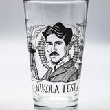 Nikola Tesla - Heroes of Science Pint Glass