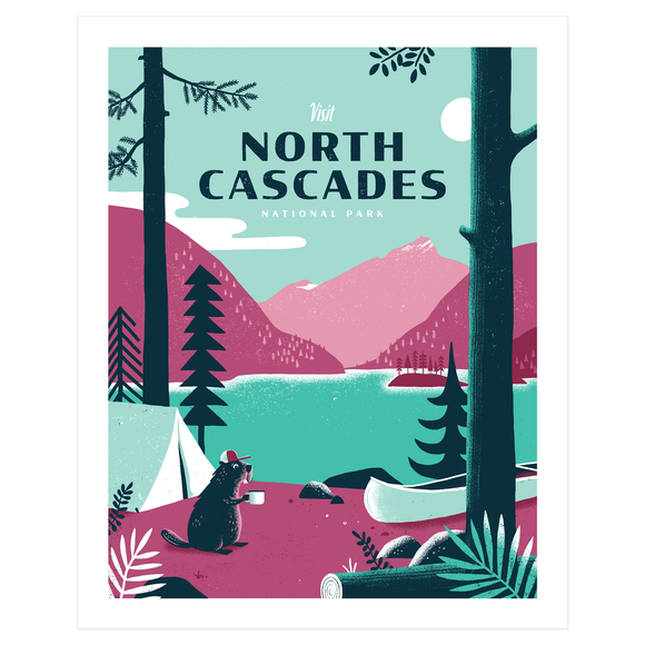 North Cascades National Park Screen Print