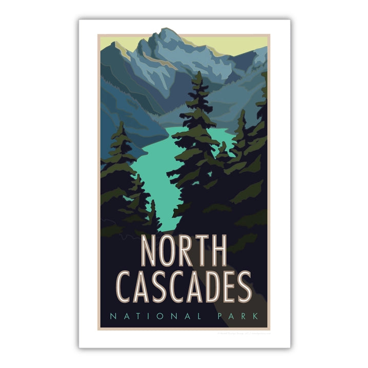 North Cascades National Park Print 11" x 17"