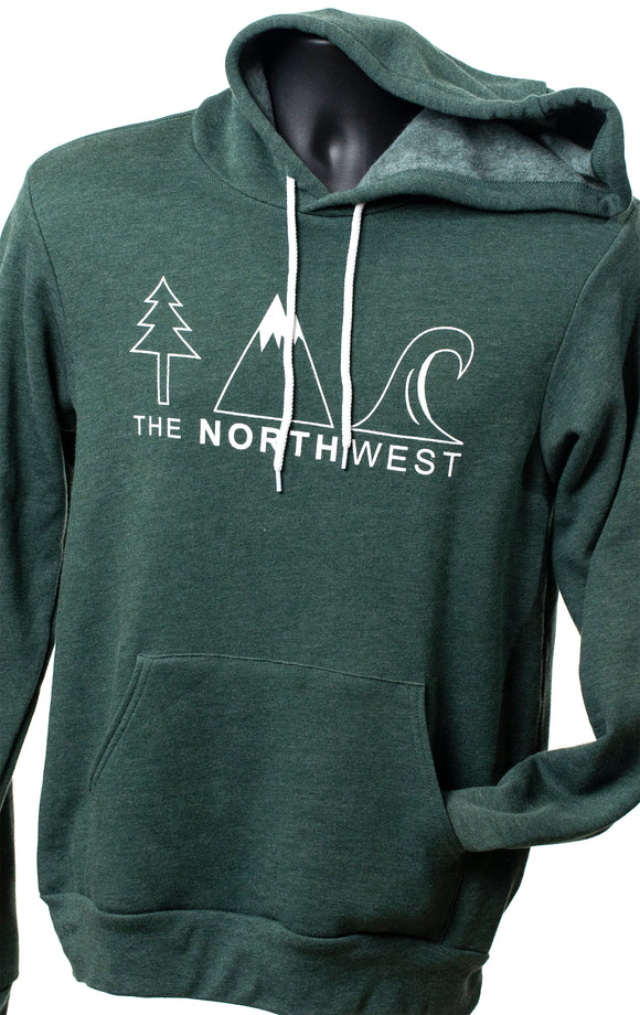 The Northwest Icon Hoodie [Heather Forest]