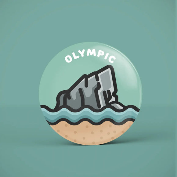 Olympic  Button - Washington