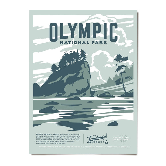 Olympic National Park | 12x16 Poster