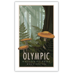 Olympic National Park Poster  11" x 17"