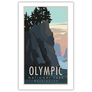 Olympic National Park (Sea Stacks) Print 11" x 17"