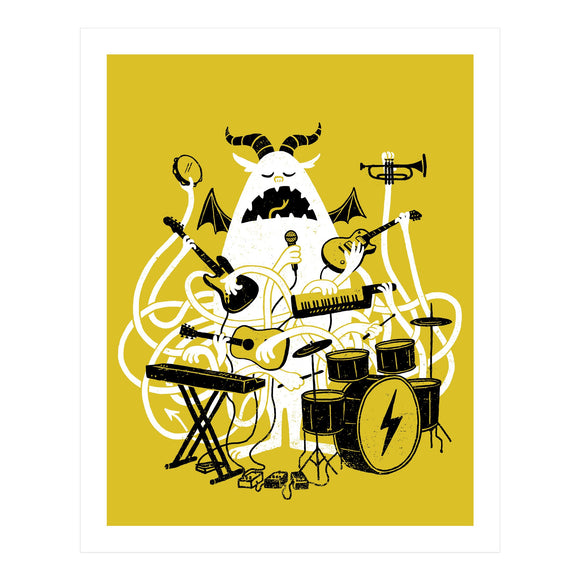 One Monster Band Screen Print
