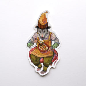 Opossum with Soup Sticker