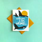 Orca Home Greeting Card