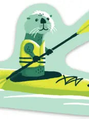 Otter Kayak Sticker