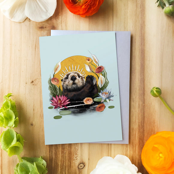 Otter Queen | Greeting Card