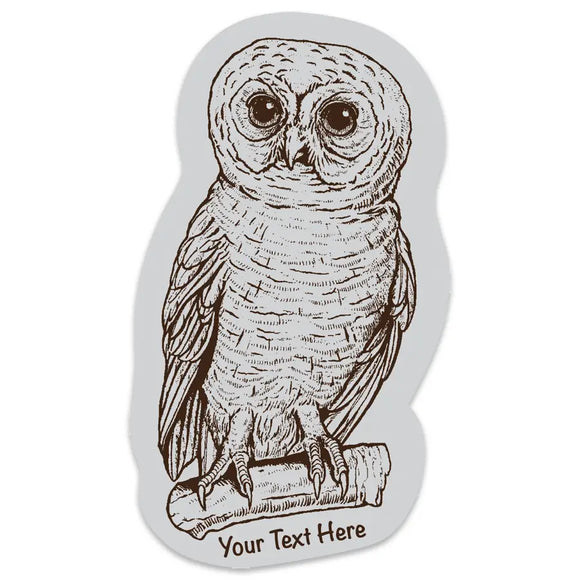 Bainbridge Island Owl Sticker