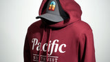 Pacific Northwest Pullover Hoodie | Crimson