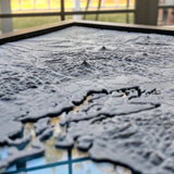 Pacific Northwest | 3D Topographical Wall Art
