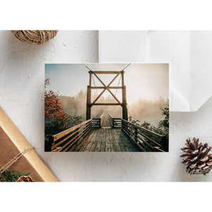 PNW Scenic Landscapes Greeting Card - Infinity Bridge 2
