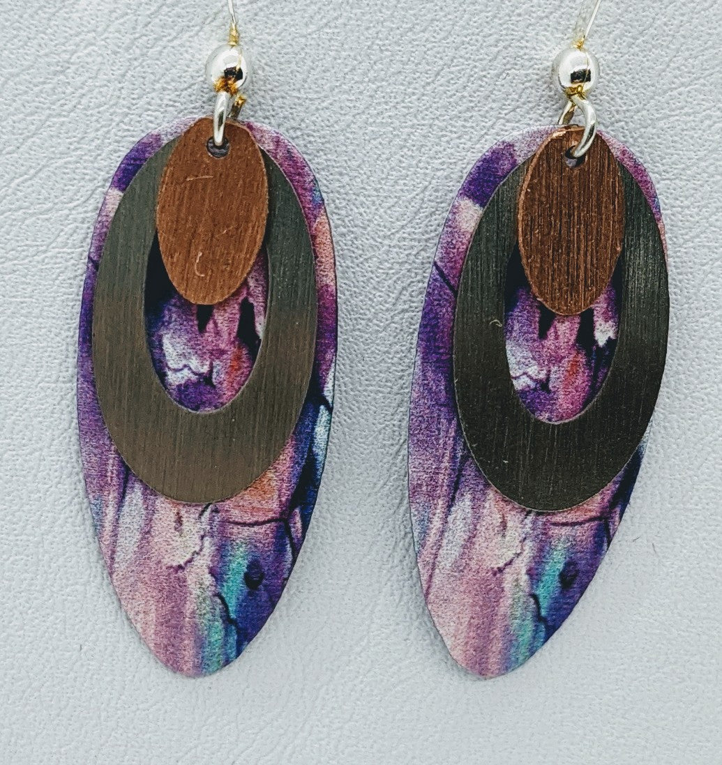 6NDCS - Illustrated Light - Abstract Earring