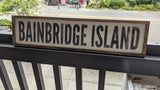 Bainbridge Name Sign, 20x5" Off White