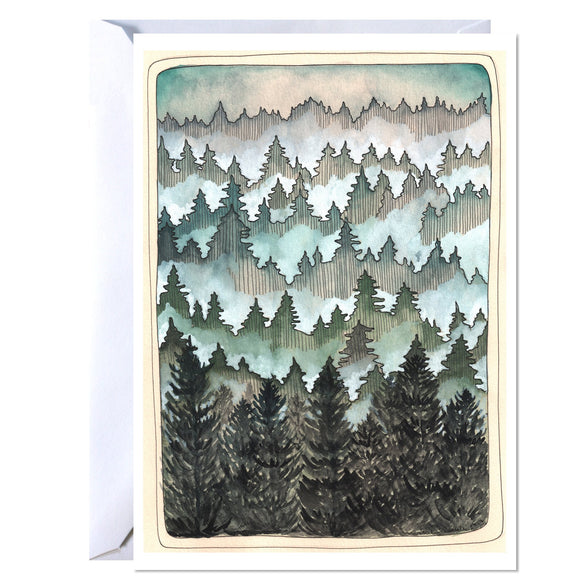 Pacific Northwest Woods Card
