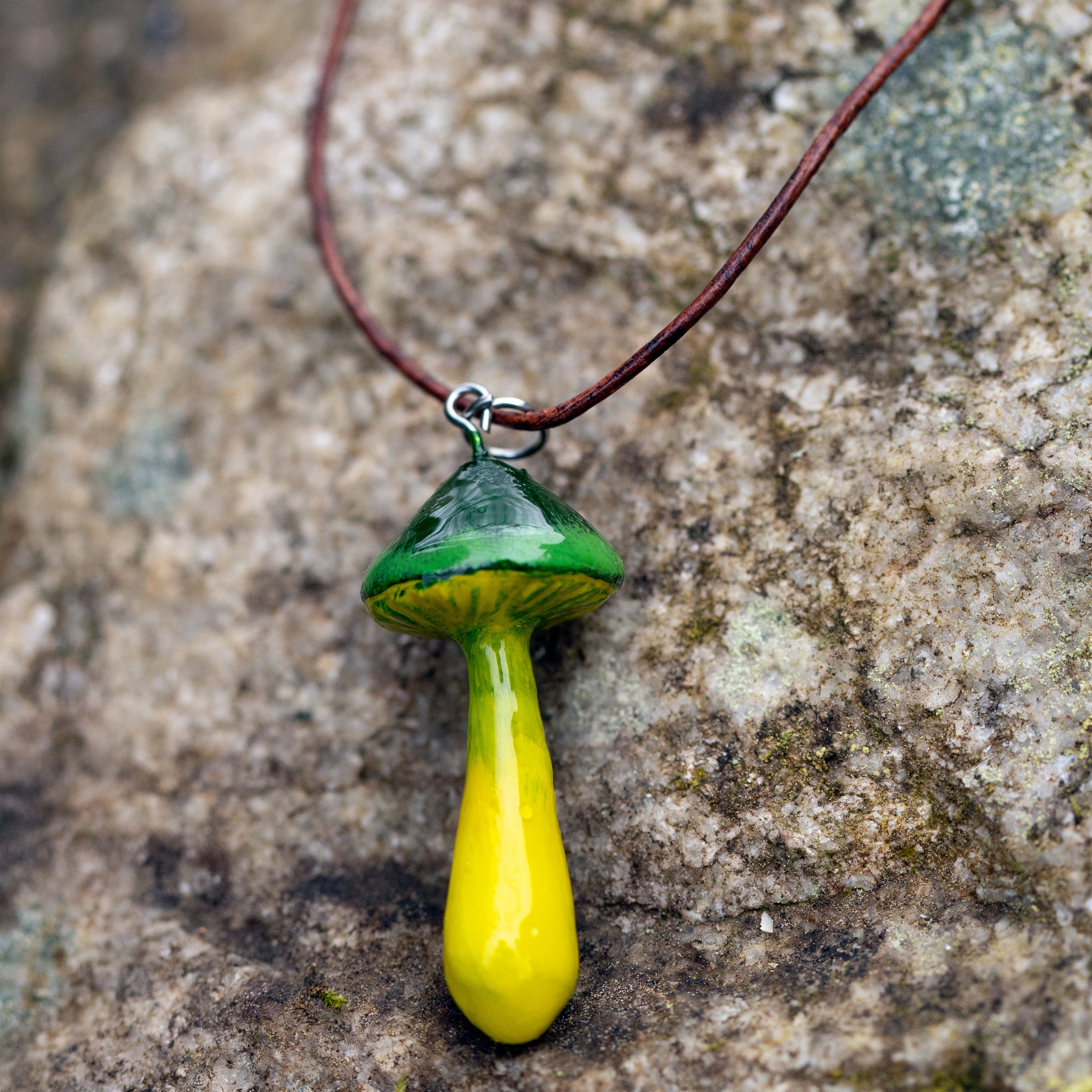 Parrot Toadstool Mushroom Earrings