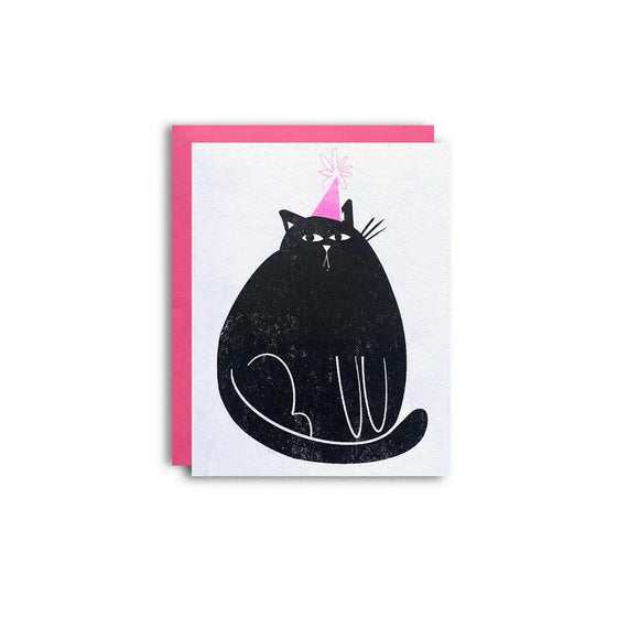 Party Cat Greeting Card