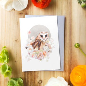 Pearl Owl | Greeting Card