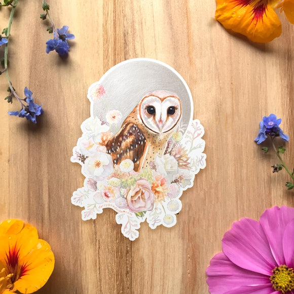 Pearl Owl Sticker