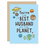 Planets Greeting Card