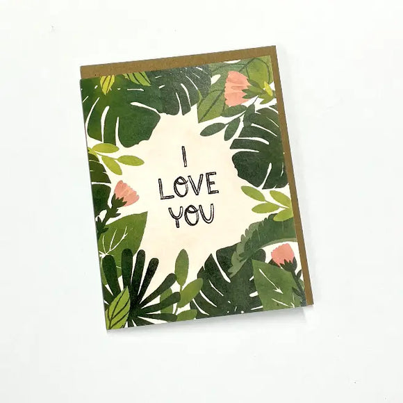 Plant Person I Love You Card
