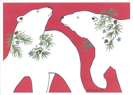 Polar Bears Greeting Cards