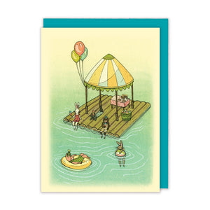 Pool Party Greeting Card