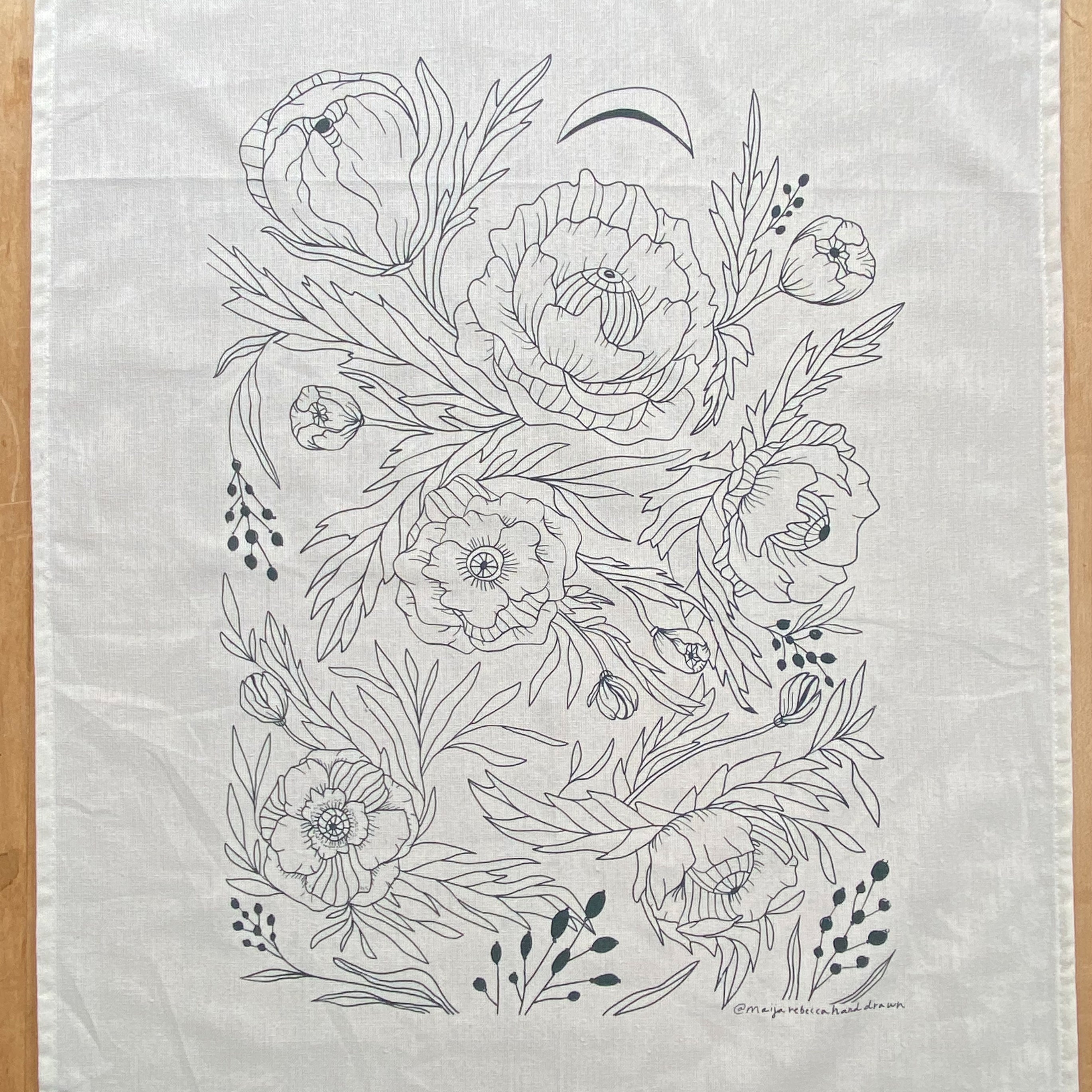 Poppy Dreams Tea Towel