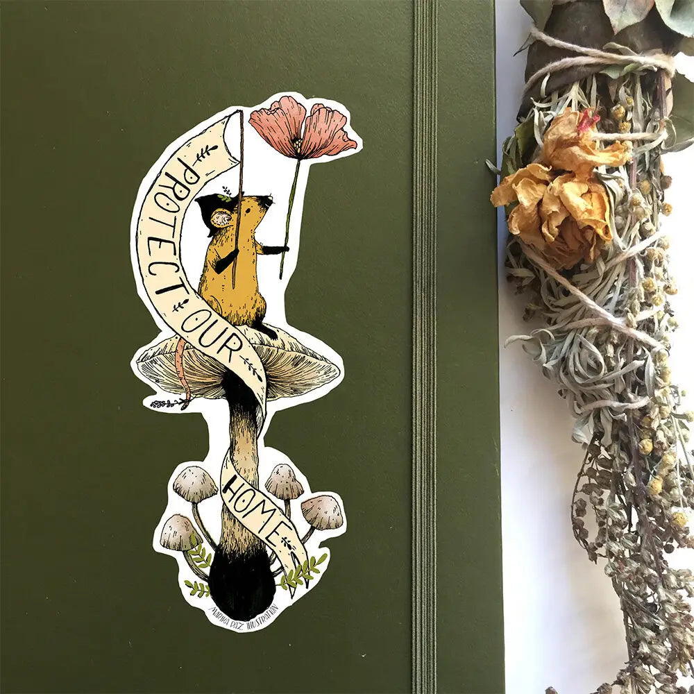 Protect Our Home Stickers, Pins, Patches