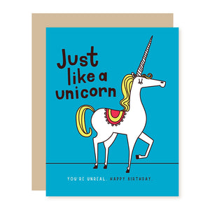 Proud Unicorn Birthday Card