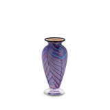 Feathered Vase - Purple/Yellow 7"