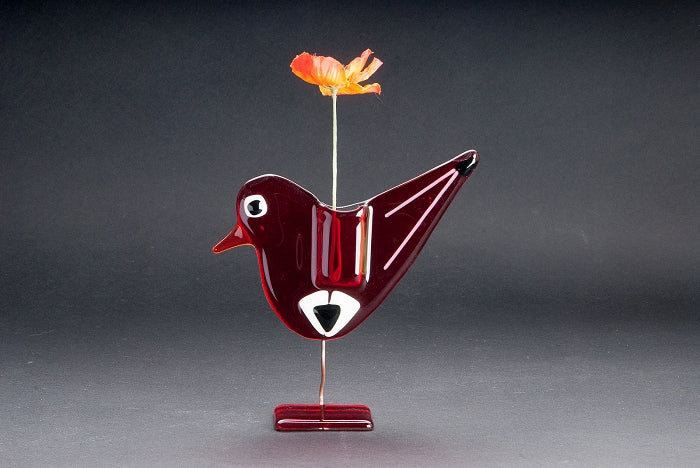 Single Bird Vase