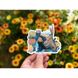 Smith Rock Boy & Rabbit (Sticker)