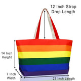 Bainbridge Pride Rainbow Tote Bag
