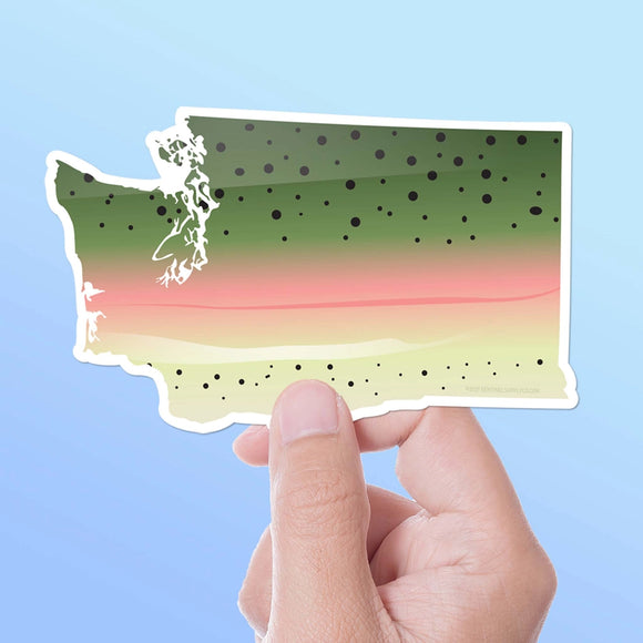 Rainbow Trout Washington Sticker