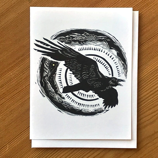 Raven II - Listening to the Wind Card