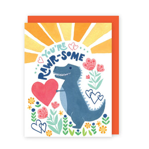 Rawr-Some Greeting Card