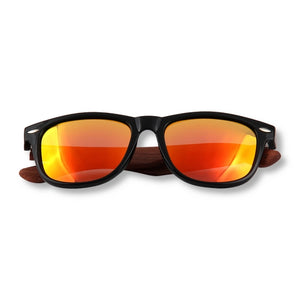 Real Wood Sunglasses - Rosewood Wanderer Red